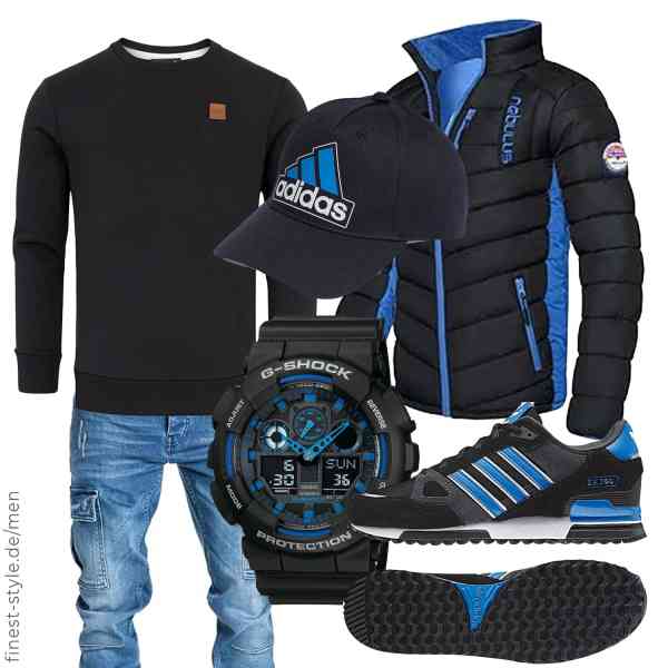 Top herren-Outfit im Finest-Trend-Style für ein selbstbewusstes Modegefühl mit tollen Produkten von Nebulus,REPUBLIX,Amaci&Sons,Casio,adidas,adidas