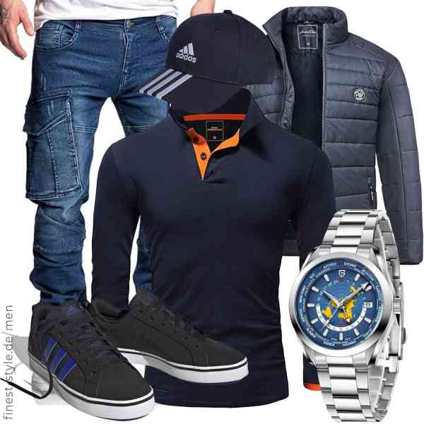 Top herren-Outfit im Finest-Trend-Style für ein selbstbewusstes Modegefühl mit tollen Produkten von ,Amaci&Sons,Amaci&Sons,RollsTimi,adidas,adidas