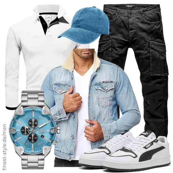 Top herren-Outfit im Finest-Trend-Style für ein selbstbewusstes Modegefühl mit tollen Produkten von Redbridge,REPUBLIX,REPUBLIX,Diesel,UltraKey,PUMA