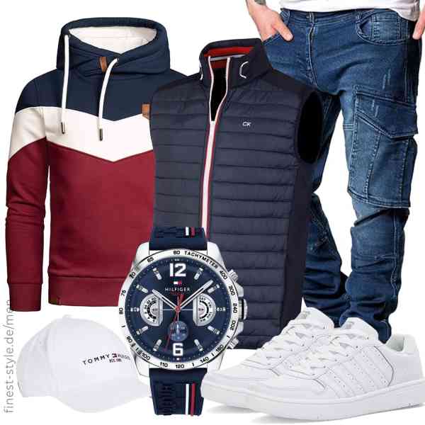 Top herren-Outfit im Finest-Trend-Style für ein selbstbewusstes Modegefühl mit tollen Produkten von Calvin Klein,Amaci&Sons,Amaci&Sons,Tommy Hilfiger,Tommy Hilfiger,K-Swiss