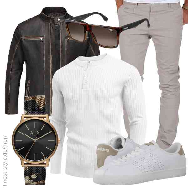 Top herren-Outfit im Finest-Trend-Style für ein selbstbewusstes Modegefühl mit tollen Produkten von Amaci&Sons,COOFANDY,Amaci&Sons,Armani Exchange,Carrera,adidas