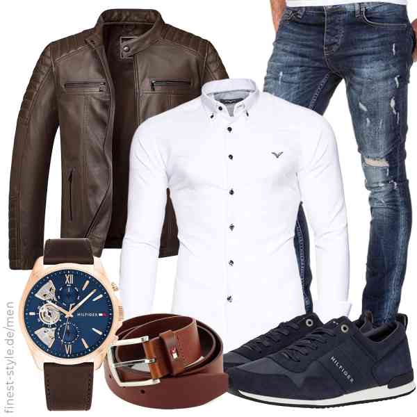 Top herren-Outfit im Finest-Trend-Style für ein selbstbewusstes Modegefühl mit tollen Produkten von Amaci&Sons,Kayhan,Amaci&Sons,Tommy Hilfiger,Tommy Hilfiger,Tommy Hilfiger