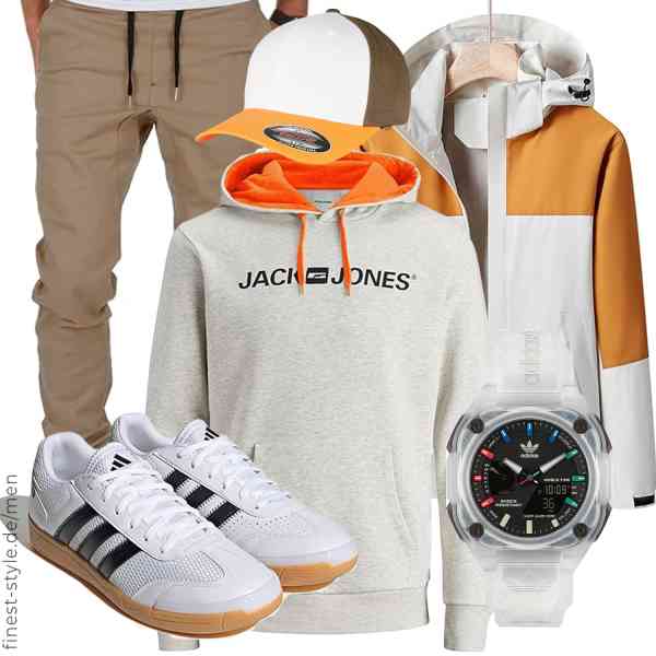 Top herren-Outfit im Finest-Trend-Style für ein selbstbewusstes Modegefühl mit tollen Produkten von Generisch,JACK & JONES,Amaci&Sons,adidas,Flexfit,adidas