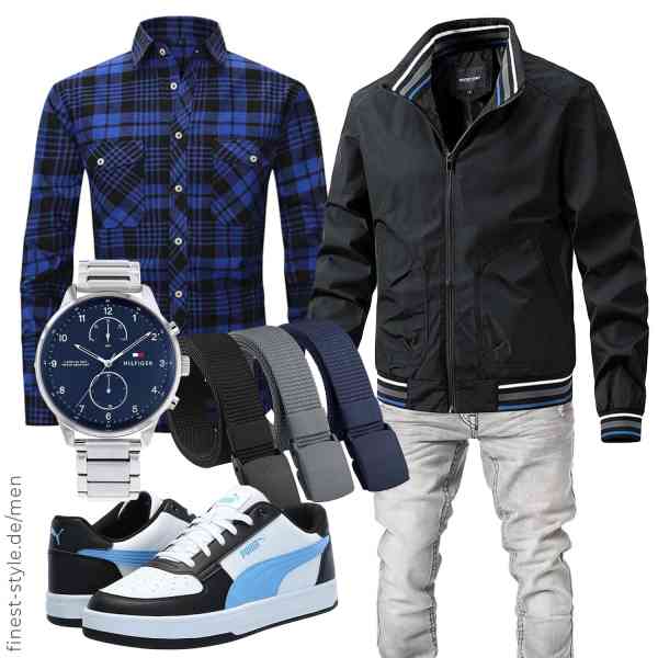 Top herren-Outfit im Finest-Trend-Style für ein selbstbewusstes Modegefühl mit tollen Produkten von SUCADA,Bsrpolry,Amaci&Sons,Tommy Hilfiger,Huiguli,PUMA