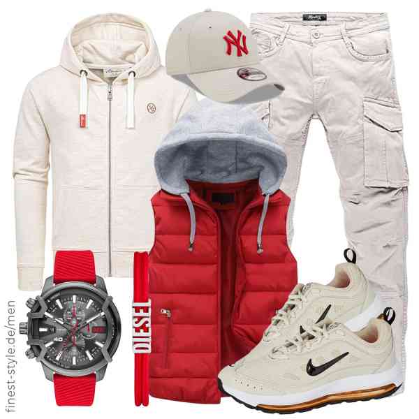 Top herren-Outfit im Finest-Trend-Style für ein selbstbewusstes Modegefühl mit tollen Produkten von YOUTHUP,Nike,Amaci&Sons,REPUBLIX,Diesel,New Era,Nike,YOUTHUP,Amaci&Sons,REPUBLIX,Diesel,New Era,Nike