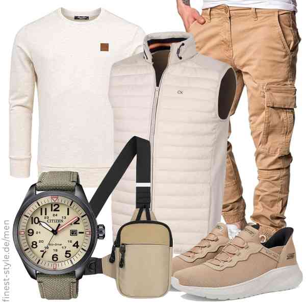 Top herren-Outfit im Finest-Trend-Style für ein selbstbewusstes Modegefühl mit tollen Produkten von Calvin Klein,Amaci&Sons,REPUBLIX,CITIZEN,Long Keeper,Skechers