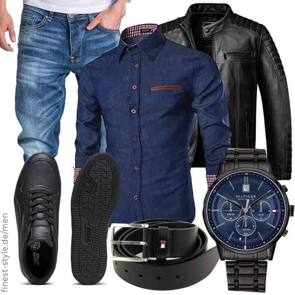 Top herren-Outfit im Finest-Trend-Style für ein selbstbewusstes Modegefühl mit tollen Produkten von Amaci&Sons,COOFANDY,Amaci&Sons,Tommy Hilfiger,Tommy Hilfiger,PUMA