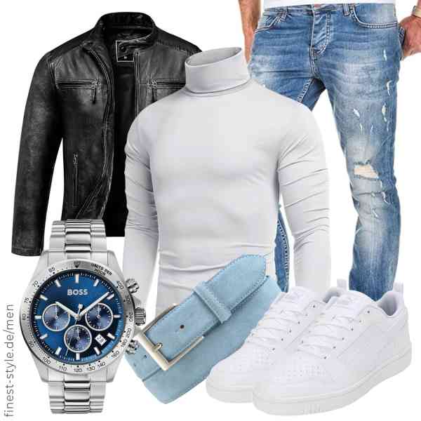 Top herren-Outfit im Finest-Trend-Style für ein selbstbewusstes Modegefühl mit tollen Produkten von Amaci&Sons,COOFANDY,Amaci&Sons,BOSS,BELTINGER,PUMA