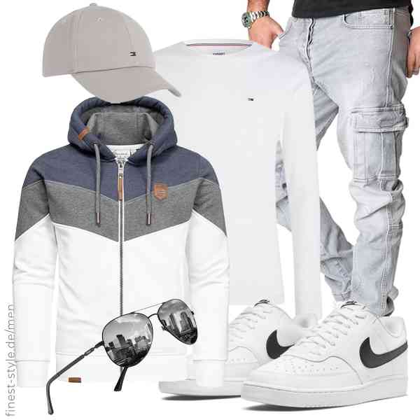 Top herren-Outfit im Finest-Trend-Style für ein selbstbewusstes Modegefühl mit tollen Produkten von Amaci&Sons,Tommy Jeans,REPUBLIX,Tommy Hilfiger,DUCO,Nike