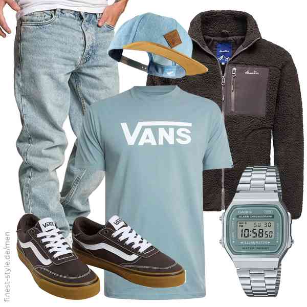 Top herren-Outfit im Finest-Trend-Style für ein selbstbewusstes Modegefühl mit tollen Produkten von Amaci&Sons,Vans,Amaci&Sons,Casio,Soulbuddy,Vans