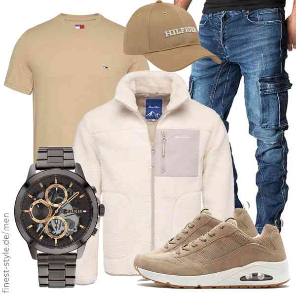 Top herren-Outfit im Finest-Trend-Style für ein selbstbewusstes Modegefühl mit tollen Produkten von Amaci&Sons,Tommy Jeans,REPUBLIX,Tommy Hilfiger,Tommy Hilfiger,Skechers