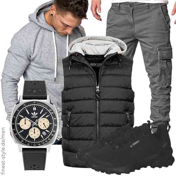 Top herren-Outfit im Finest-Trend-Style für ein selbstbewusstes Modegefühl mit tollen Produkten von Indicode,REPUBLIX,REPUBLIX,adidas,adidas