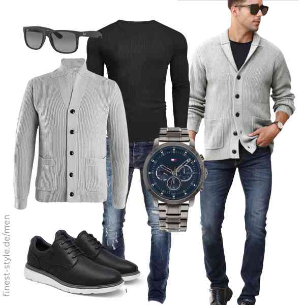 Top herren-Outfit im Finest-Trend-Style für ein selbstbewusstes Modegefühl mit tollen Produkten von Runcati,COOFANDY,Amaci&Sons,Tommy Hilfiger,Ray-Ban,Bruno Marc