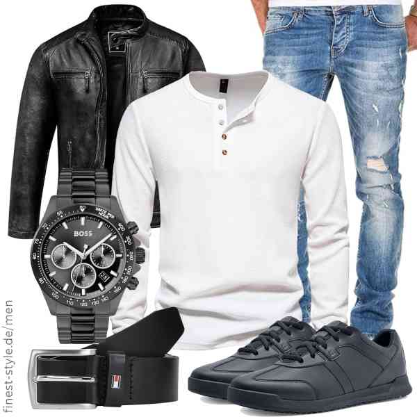 Top herren-Outfit im Finest-Trend-Style für ein selbstbewusstes Modegefühl mit tollen Produkten von Amaci&Sons,MakingDa,Amaci&Sons,BOSS,Tommy Hilfiger,Shoes for Crews