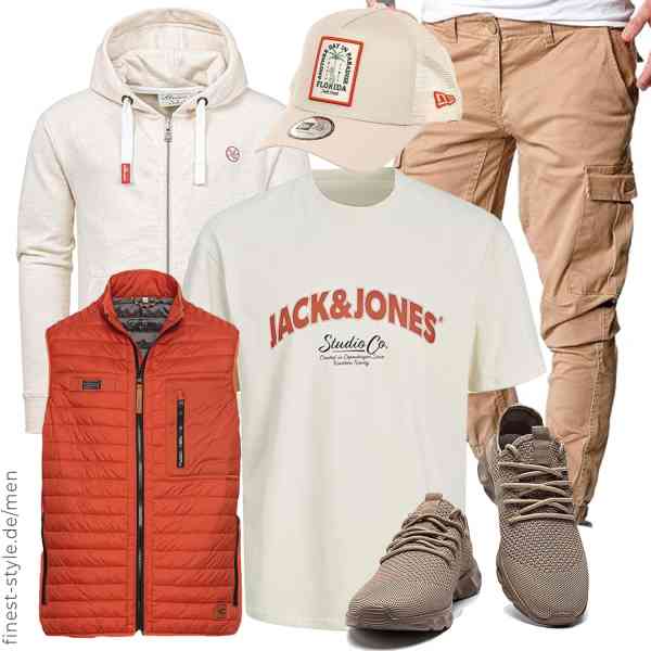 Top herren-Outfit im Finest-Trend-Style für ein selbstbewusstes Modegefühl mit tollen Produkten von Amaci&Sons,JACK & JONES,Amaci&Sons,camel active,New Era,Damyuan