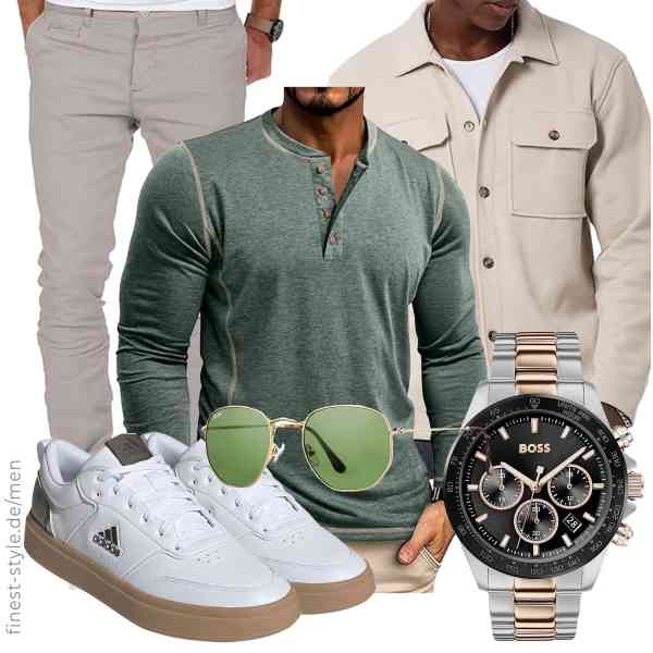 Top herren-Outfit im Finest-Trend-Style für ein selbstbewusstes Modegefühl mit tollen Produkten von Redbridge,LAOARA,Amaci&Sons,BOSS,Pro Acme,adidas