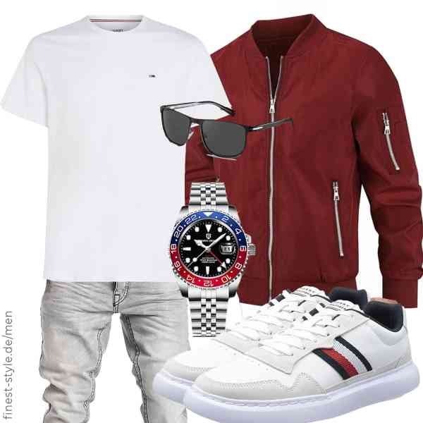 Top herren-Outfit im Finest-Trend-Style für ein selbstbewusstes Modegefühl mit tollen Produkten von YOUTHUP,Tommy Hilfiger,Tommy Jeans,Amaci&Sons,SUZAKU,CARFIA,Tommy Hilfiger,YOUTHUP,Tommy Jeans,Amaci&Sons,SUZAKU,CARFIA,Tommy Hilfiger