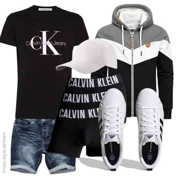 Top herren-Outfit im Finest-Trend-Style für ein selbstbewusstes Modegefühl mit tollen Produkten von Amaci&Sons,Calvin Klein,Amaci&Sons,Calvin Klein,4sold,adidas