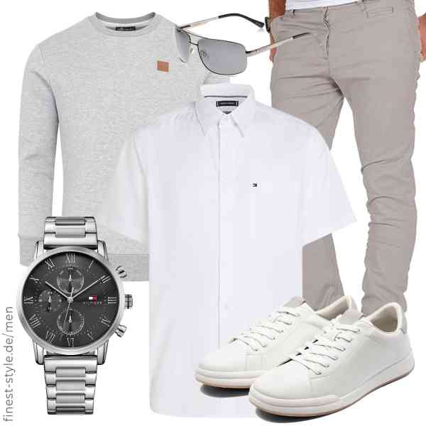 Top herren-Outfit im Finest-Trend-Style für ein selbstbewusstes Modegefühl mit tollen Produkten von Amaci&Sons,Tommy Hilfiger,Amaci&Sons,Tommy Hilfiger,Polaroid,Bruno Marc