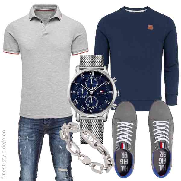 Top herren-Outfit im Finest-Trend-Style für ein selbstbewusstes Modegefühl mit tollen Produkten von REPUBLIX,Amaci&Sons,Amaci&Sons,Tommy Hilfiger,Armani Exchange,Tommy Hilfiger