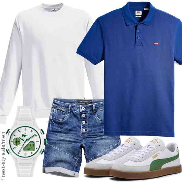 Top herren-Outfit im Finest-Trend-Style für ein selbstbewusstes Modegefühl mit tollen Produkten von Levi\'s,Amaci&Sons,HAKRO,Lacoste,PUMA