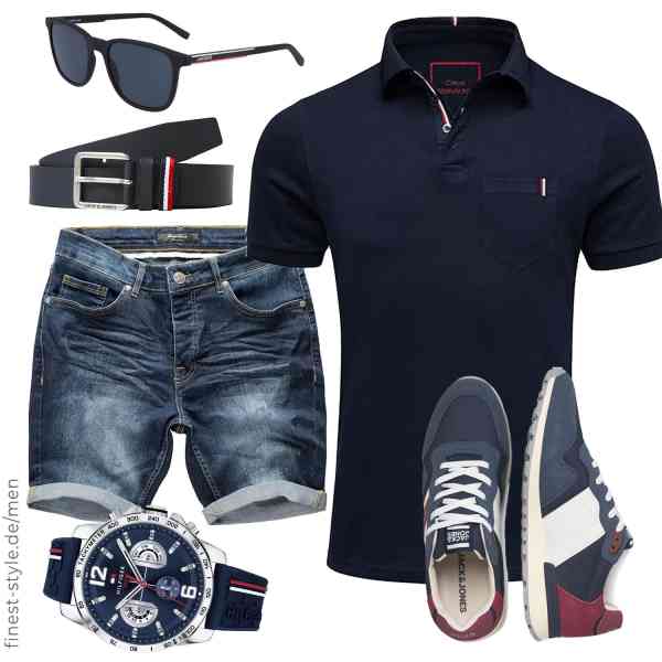 Top herren-Outfit im Finest-Trend-Style für ein selbstbewusstes Modegefühl mit tollen Produkten von Amaci&Sons,Amaci&Sons,JACK & JONES,Tommy Hilfiger,Lacoste,JACK & JONES