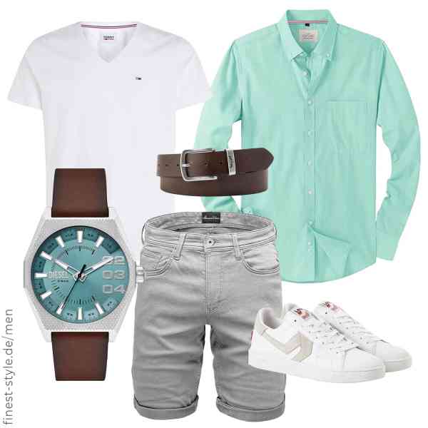 Top herren-Outfit im Finest-Trend-Style für ein selbstbewusstes Modegefühl mit tollen Produkten von J.VER,Tommy Jeans,Amaci&Sons,Diesel,Levi\'s,Levi\'s