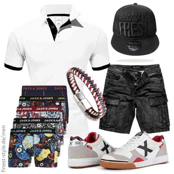 Top herren-Outfit im Finest-Trend-Style für ein selbstbewusstes Modegefühl mit tollen Produkten von Amaci&Sons,Amaci&Sons,JACK & JONES,Halukakah,Glamexx24,Munich