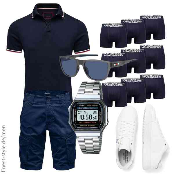 Top herren-Outfit im Finest-Trend-Style für ein selbstbewusstes Modegefühl mit tollen Produkten von Amaci&Sons,Amaci&Sons,Casio,Tommy Hilfiger,Amaci&Sons,JACK & JONES