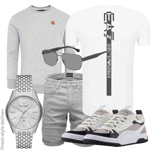 Top herren-Outfit im Finest-Trend-Style für ein selbstbewusstes Modegefühl mit tollen Produkten von Amaci&Sons,Emporio Armani,Amaci&Sons,Emporio Armani,Hugo Boss,Armani Exchange