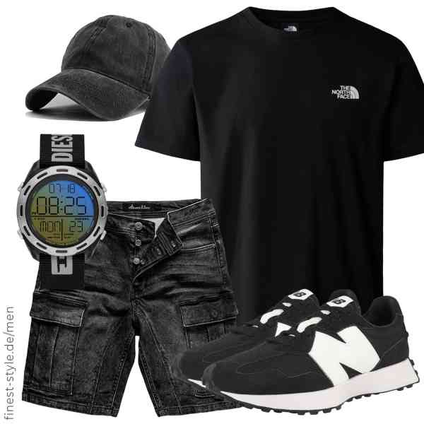 Top herren-Outfit im Finest-Trend-Style für ein selbstbewusstes Modegefühl mit tollen Produkten von THE NORTH FACE,Amaci&Sons,Wennmole,Diesel,New Balance
