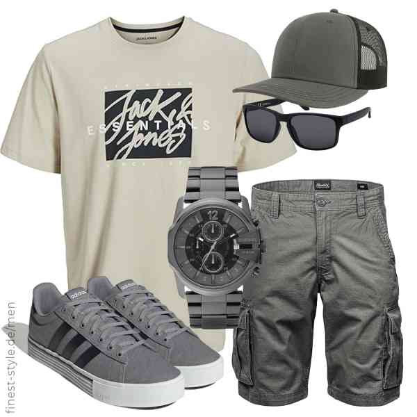 Top herren-Outfit im Finest-Trend-Style für ein selbstbewusstes Modegefühl mit tollen Produkten von JACK & JONES,REPUBLIX,Diesel,La Optica B.L.M.,Artexia,adidas
