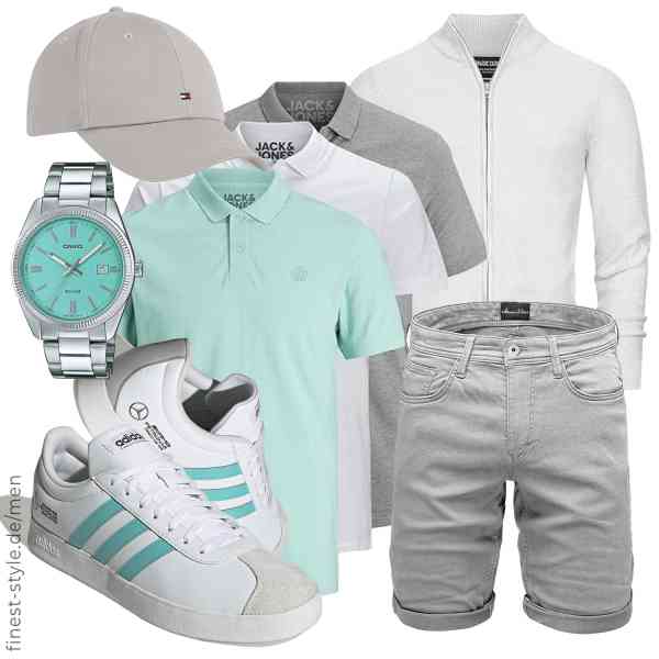 Top herren-Outfit im Finest-Trend-Style für ein selbstbewusstes Modegefühl mit tollen Produkten von Indicode,JACK & JONES,Amaci&Sons,Casio,Tommy Hilfiger,adidas