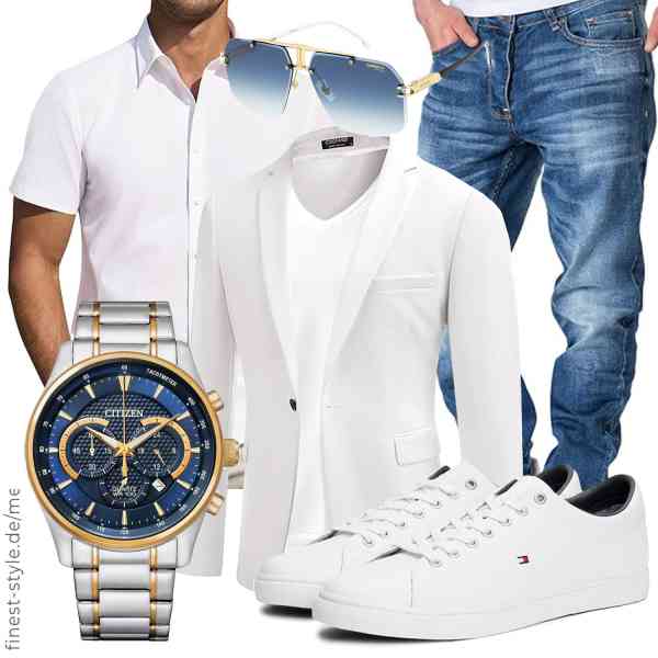Top herren-Outfit im Finest-Trend-Style für ein selbstbewusstes Modegefühl mit tollen Produkten von COOFANDY,J.VER,Amaci&Sons,CITIZEN,Carrera,Tommy Hilfiger