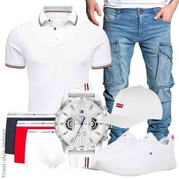 Top herren-Outfit im Finest-Trend-Style für ein selbstbewusstes Modegefühl mit tollen Produkten von Amaci&Sons,Amaci&Sons,Tommy Hilfiger,Levi\'s,Tommy Hilfiger,Tommy Hilfiger