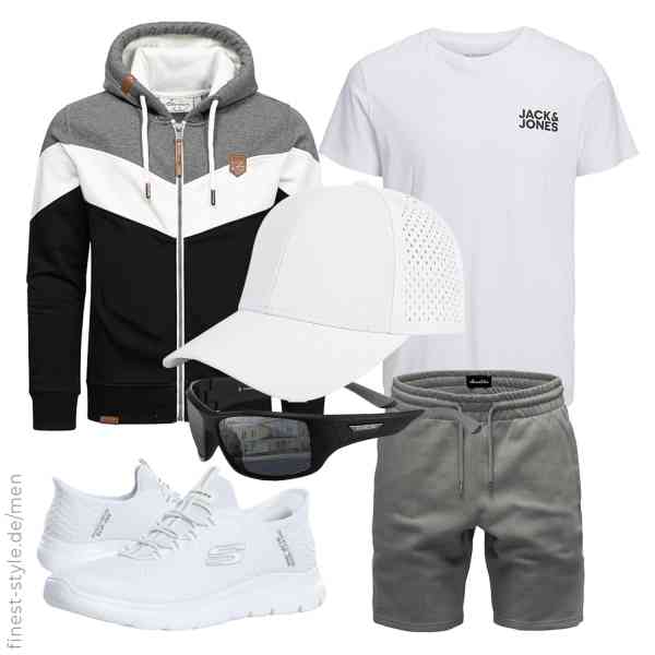 Top herren-Outfit im Finest-Trend-Style für ein selbstbewusstes Modegefühl mit tollen Produkten von Amaci&Sons,JACK & JONES,Amaci&Sons,PUKCLAR,AIEOE,Skechers