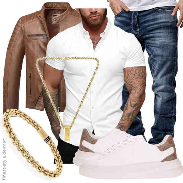 Top herren-Outfit im Finest-Trend-Style für ein selbstbewusstes Modegefühl mit tollen Produkten von Amaci&Sons,URRU,Amaci&Sons,BOSS,Tommy Hilfiger,GUESS