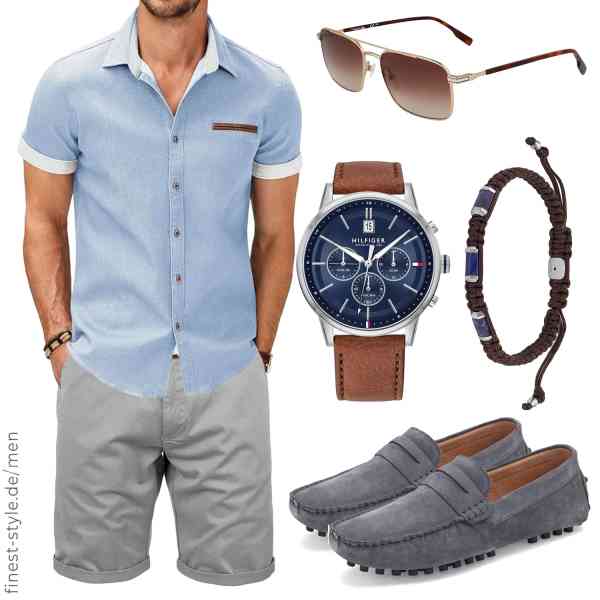 Top herren-Outfit im Finest-Trend-Style für ein selbstbewusstes Modegefühl mit tollen Produkten von COOFANDY,REPUBLIX,Tommy Hilfiger,Fossil,LACOSTE,CZHIHANEG
