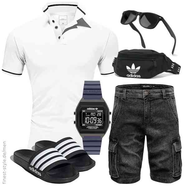 Top herren-Outfit im Finest-Trend-Style für ein selbstbewusstes Modegefühl mit tollen Produkten von Amaci&Sons,Amaci&Sons,wearPro,adidas,adidas,adidas