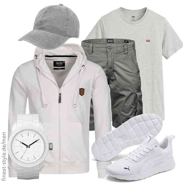 Top herren-Outfit im Finest-Trend-Style für ein selbstbewusstes Modegefühl mit tollen Produkten von Indicode,Levi\'s,REPUBLIX,Diesel,UltraKey,PUMA