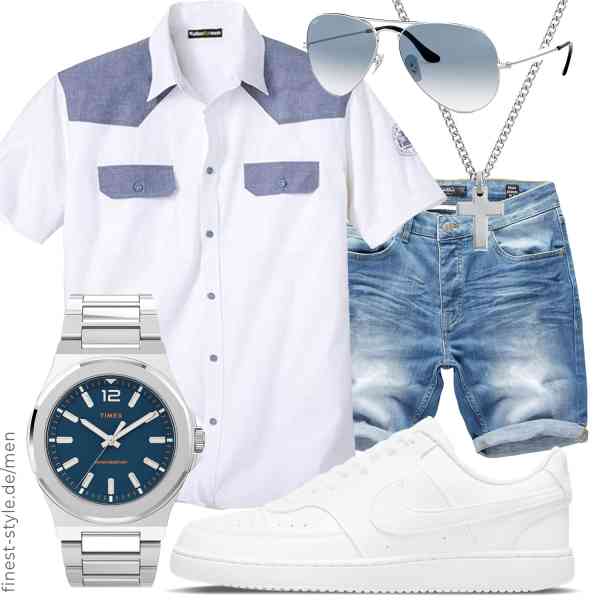 Top herren-Outfit im Finest-Trend-Style für ein selbstbewusstes Modegefühl mit tollen Produkten von ATLAS FOR MEN,Amaci&Sons,s.Oliver,Timex,Ray-Ban,Nike
