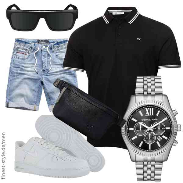 Top herren-Outfit im Finest-Trend-Style für ein selbstbewusstes Modegefühl mit tollen Produkten von Calvin Klein,Amaci&Sons,Michael Kors,Calvin Klein,Calvin Klein,Nike