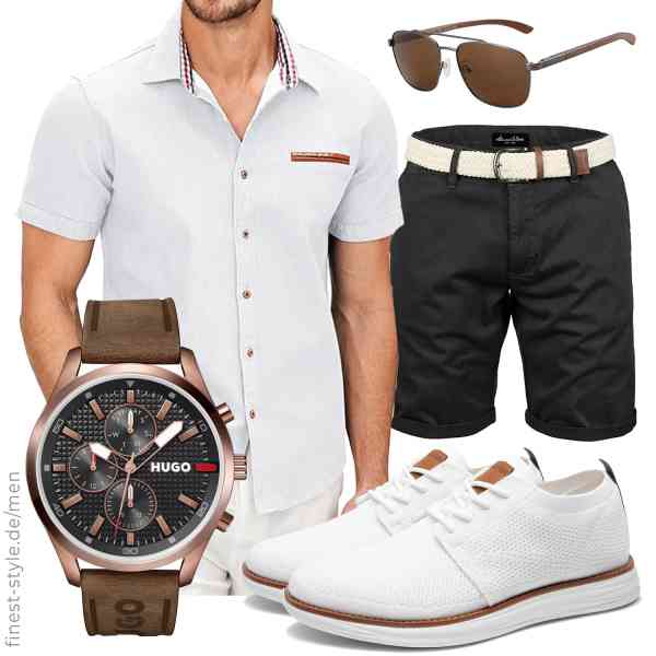 Top herren-Outfit im Finest-Trend-Style für ein selbstbewusstes Modegefühl mit tollen Produkten von ,Amaci&Sons,HUGO,ZENOTTIC,Bruno Marc
