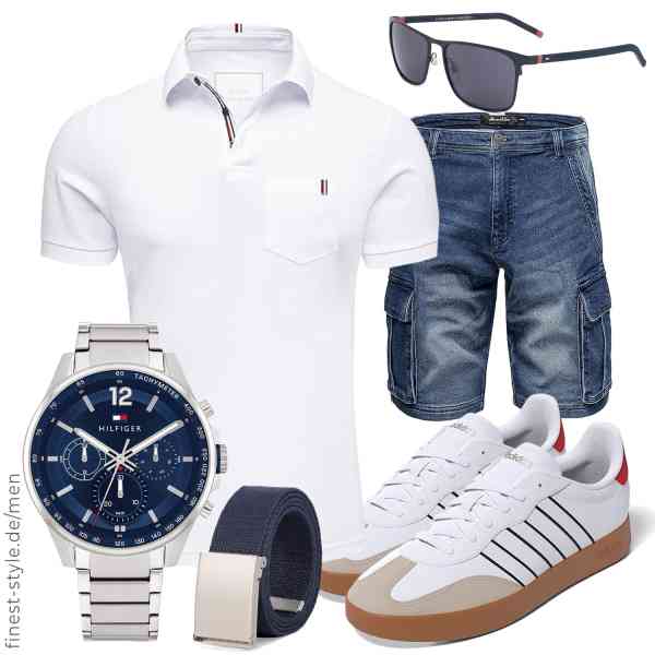 Top herren-Outfit im Finest-Trend-Style für ein selbstbewusstes Modegefühl mit tollen Produkten von Amaci&Sons,Amaci&Sons,JasGood,Tommy Hilfiger,Tommy Hilfiger,adidas