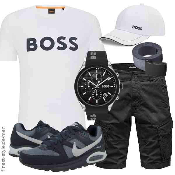 Top herren-Outfit im Finest-Trend-Style für ein selbstbewusstes Modegefühl mit tollen Produkten von BOSS,Amaci&Sons,BOSS,LXMY,BOSS,Nike