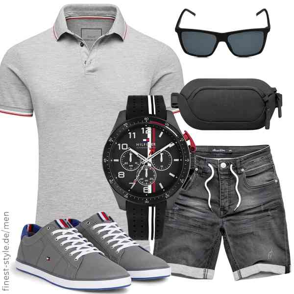 Top herren-Outfit im Finest-Trend-Style für ein selbstbewusstes Modegefühl mit tollen Produkten von ,Amaci&Sons,Tommy Hilfiger,Polaroid,LARKSON,Tommy Hilfiger