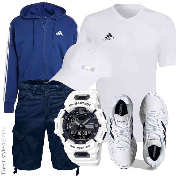 Top herren-Outfit im Finest-Trend-Style für ein selbstbewusstes Modegefühl mit tollen Produkten von adidas,adidas,Amaci&Sons,Casio,adidas,adidas