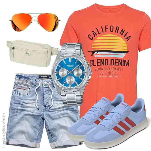 Top herren-Outfit im Finest-Trend-Style für ein selbstbewusstes Modegefühl mit tollen Produkten von b BLEND,Amaci&Sons,Casio,Baagl,KANASTAL,adidas
