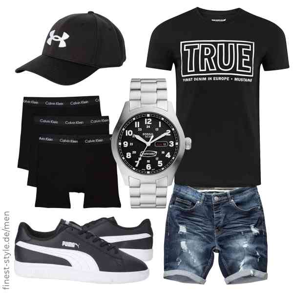 Top herren-Outfit im Finest-Trend-Style für ein selbstbewusstes Modegefühl mit tollen Produkten von MUSTANG,Amaci&Sons,FOSSIL,Calvin Klein,Under Armour,PUMA