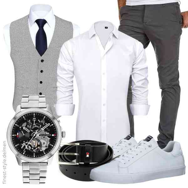 Top herren-Outfit im Finest-Trend-Style für ein selbstbewusstes Modegefühl mit tollen Produkten von HISDERN,J.VER,Amaci&Sons,Tommy Hilfiger,Tommy Hilfiger,s.Oliver